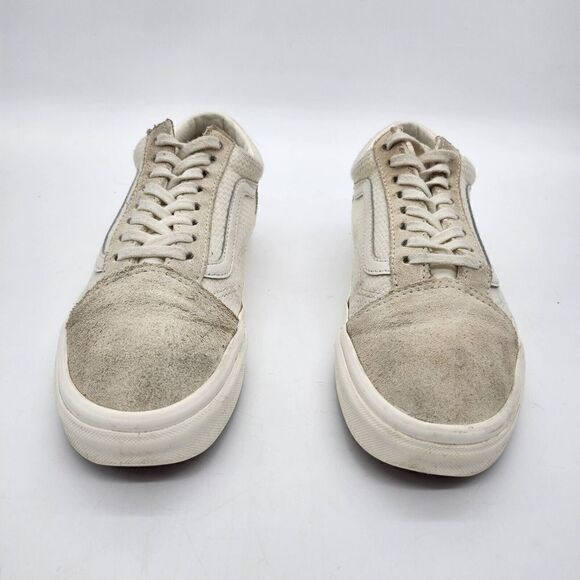 Vans Old Skool Woven Sneakers Marshmallow Snow Shoes Size 8.5 Women's 7 Men's - Picture 15 of 16